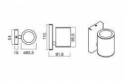 Arandela LED  - 1 facho 5W
