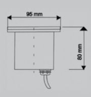Embutido de solo para dicr�ica led - GU10