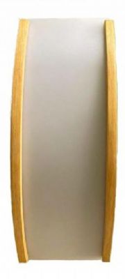 Arandela de Madeira com difusor transl�cido