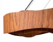 Pendente sala de jantar em madeira redondo Zaya